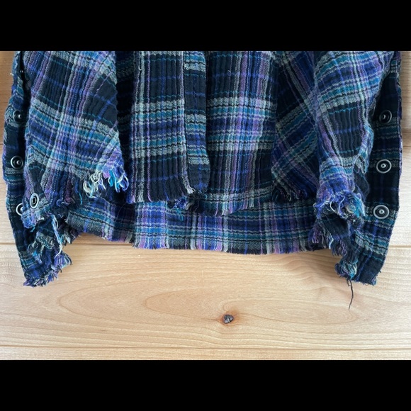 FREE PEOPLE Juniper Ridge button down plaid - Picture 7 of 9